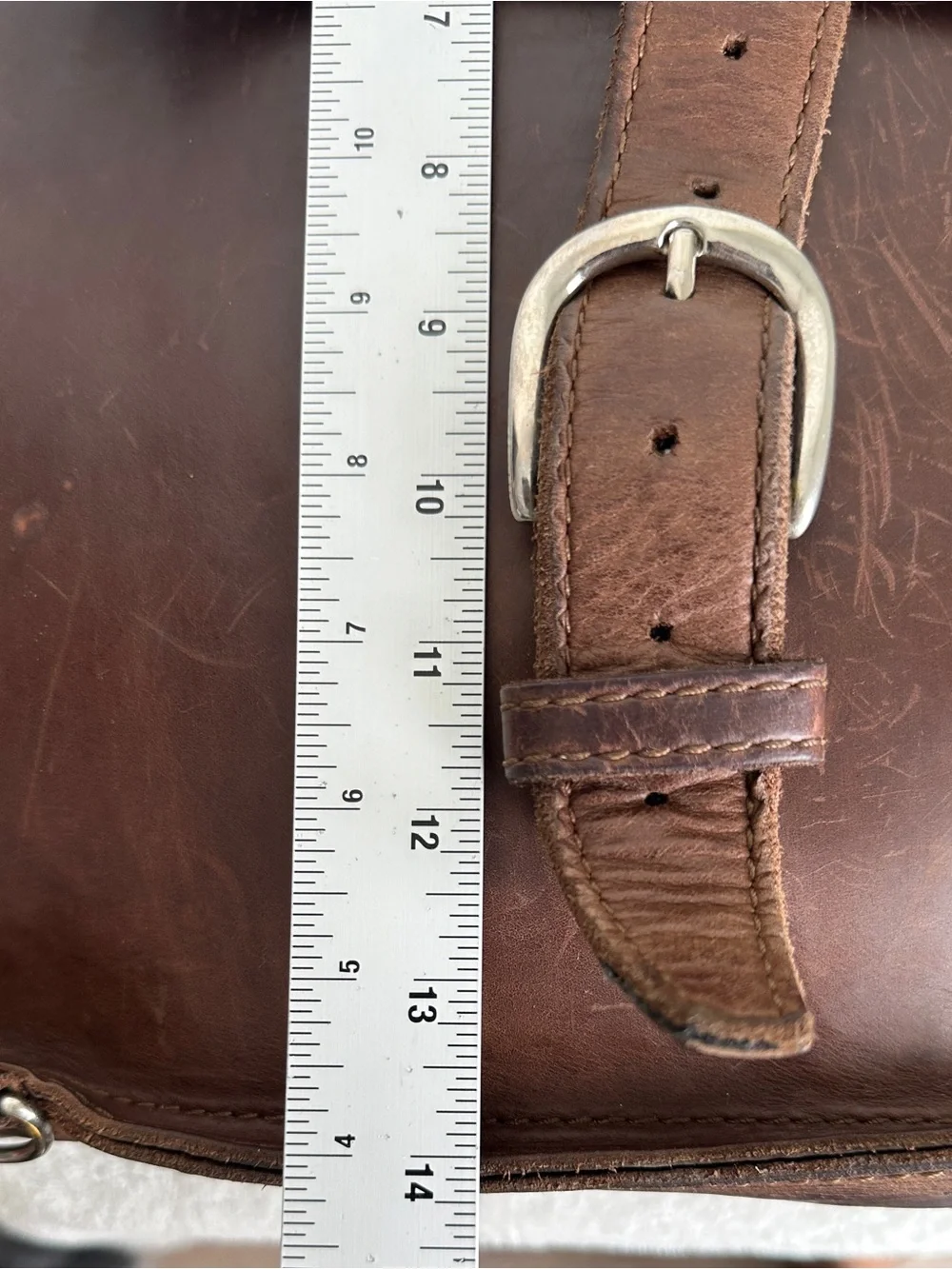 Saddleback Chestnut Leather Convertible Backpack Messenger Bag full grain